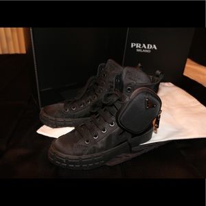 Women’s Black Prada Sneakers